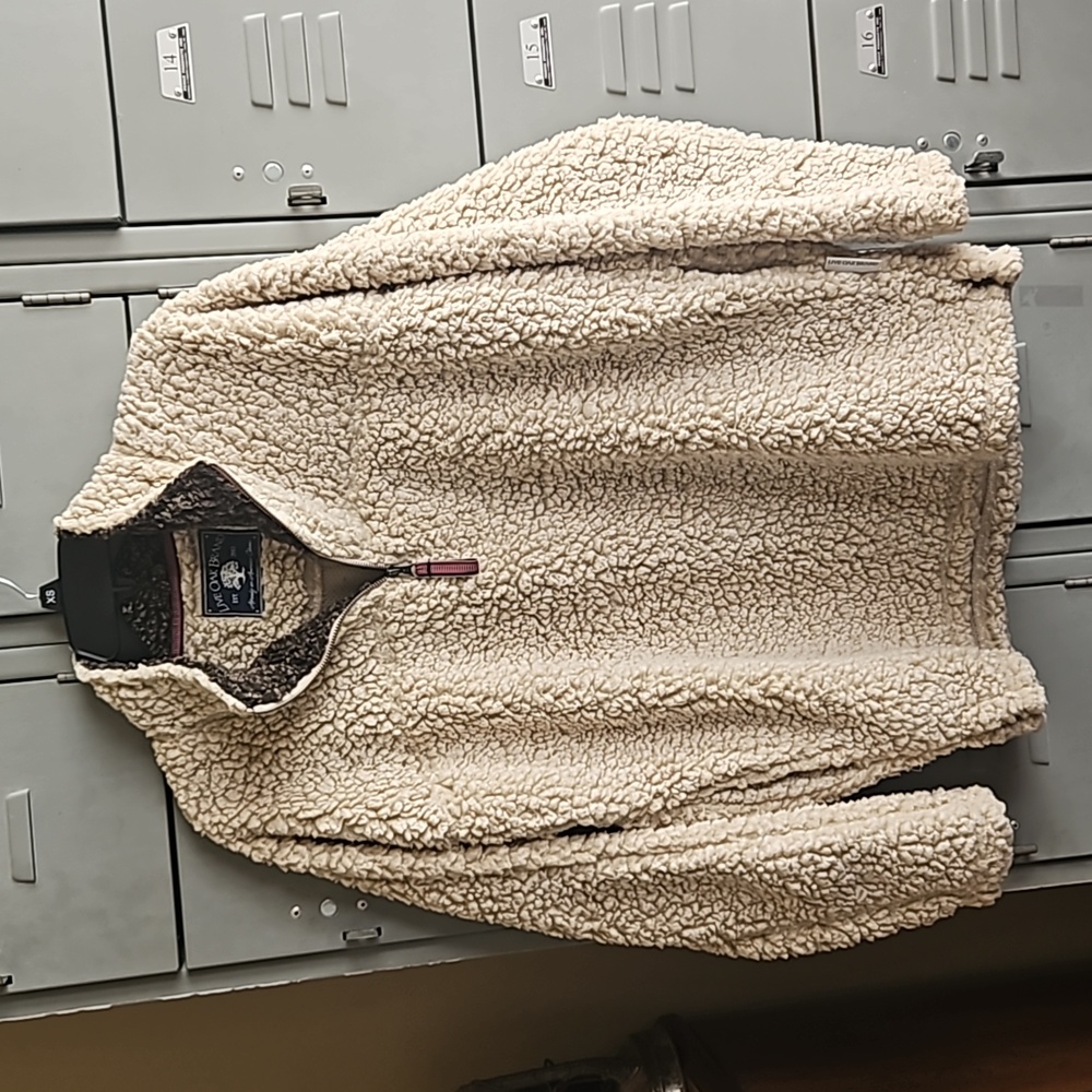 Live Oak Brand pullover sherpa top